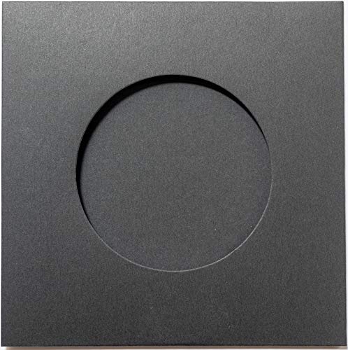 中央に丸窓がある黒いCD用厚紙ジャケット