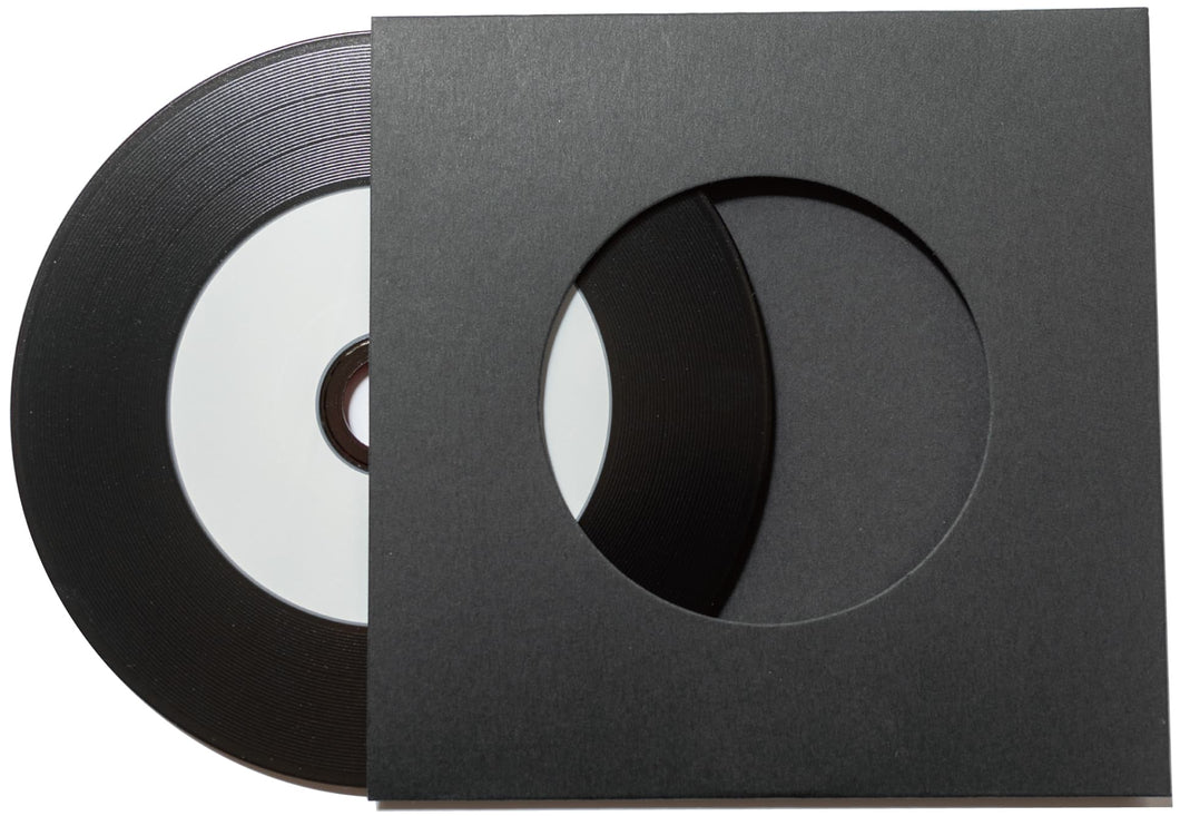 Vinyl CD-R and Black Sleeves 50pcs