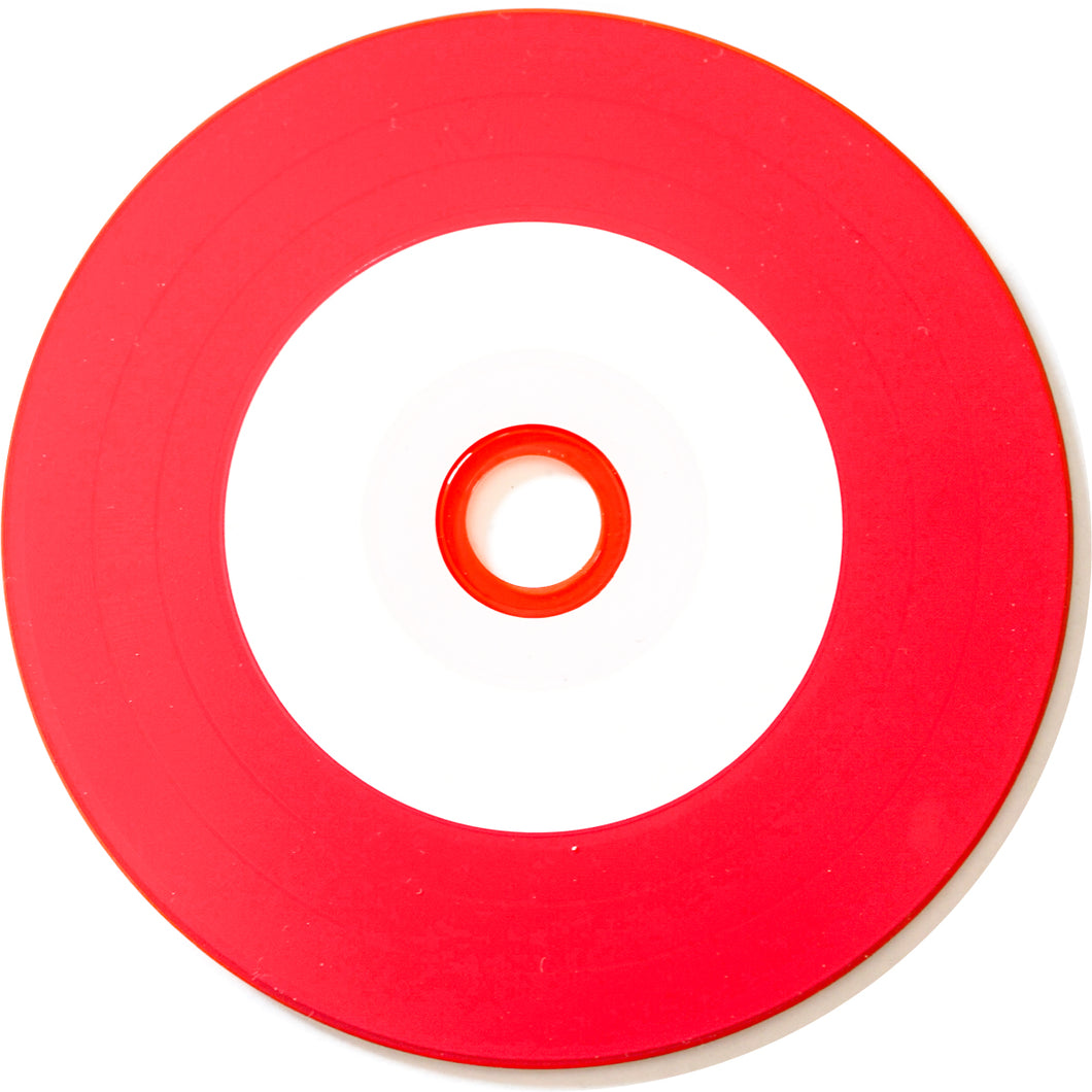Red Color Vinyl CD-R 100pack